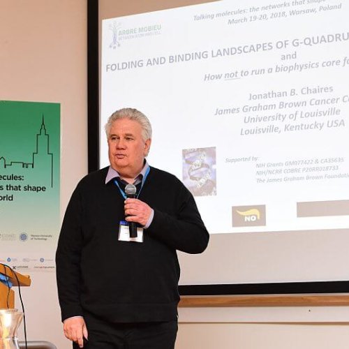 Keynote speaker Prof. Jonathan B. Chaires